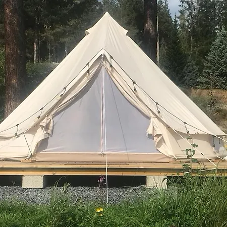 Glampingtelt I Fjordkanten, Rønlund Hyttepark Luksustelt